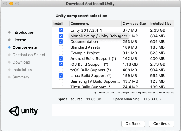 install unity for mac